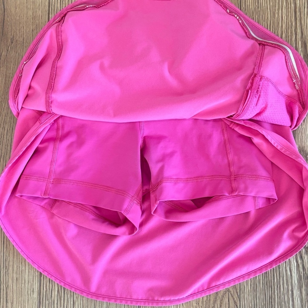 Lululemon Hotty Hot High Rise Skirt Skort In Sonic Pink Size 2 - Picture 3 of 5